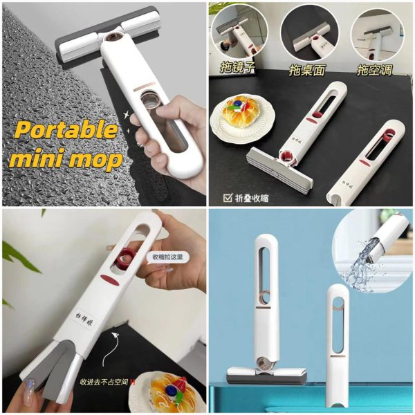 Portable Mini Mop Home Kitchen Cleaning Tool