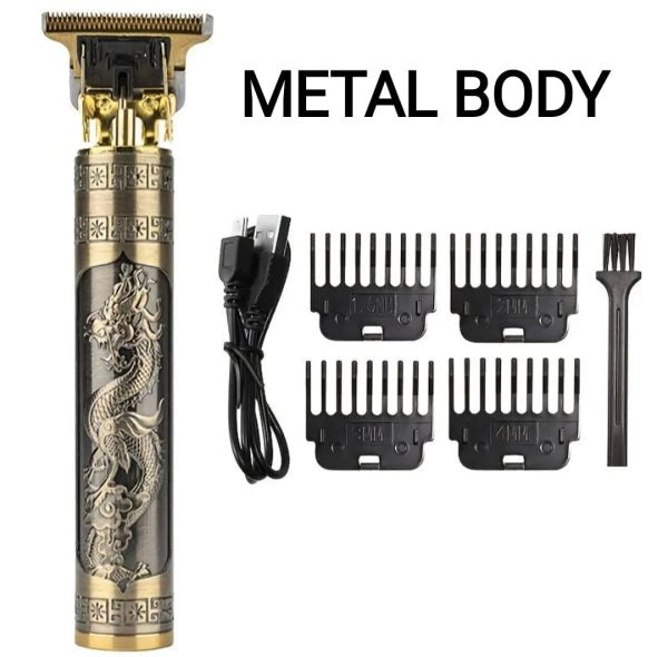 Professional Trimmer Metal Shaver Mens Cordless Hair Beard Trimmer For Men Haircut Shaving Machine