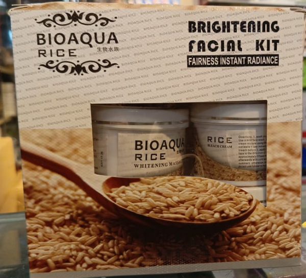 Bio Aqua Rice Facial Kit Brightening Facial Kit Fairness Instant Radianc