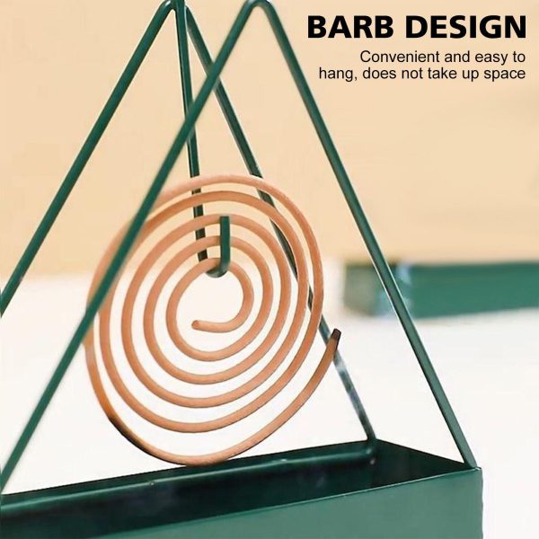 Mosquito Coil Holder Incense Burner Decorative Ornament Craft Triangle